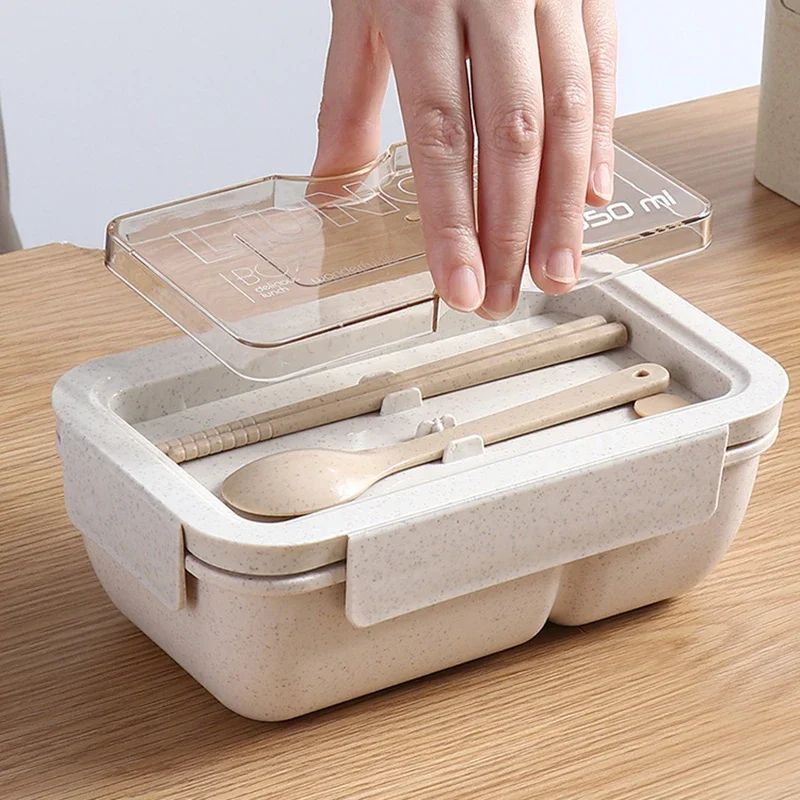 Wheat Straw Bento Lunch Box  Eco Friendly Wheat Straw Lunch Box For Kids  Adults BPA Free Bento Box 4