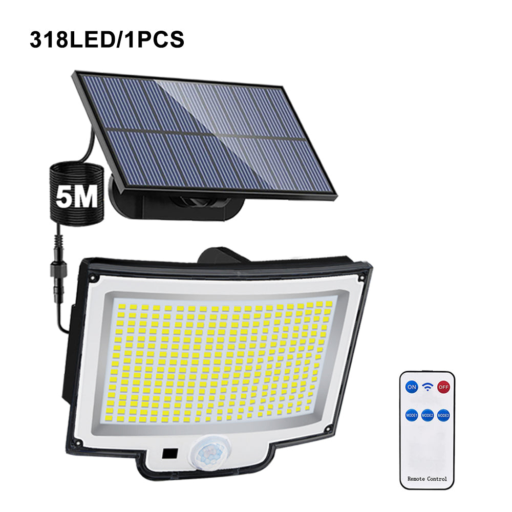 Waterproof Solar Lamp Outdoor Security Light With Motion Sensor 126328LED Powerful Spotlight Solar  5