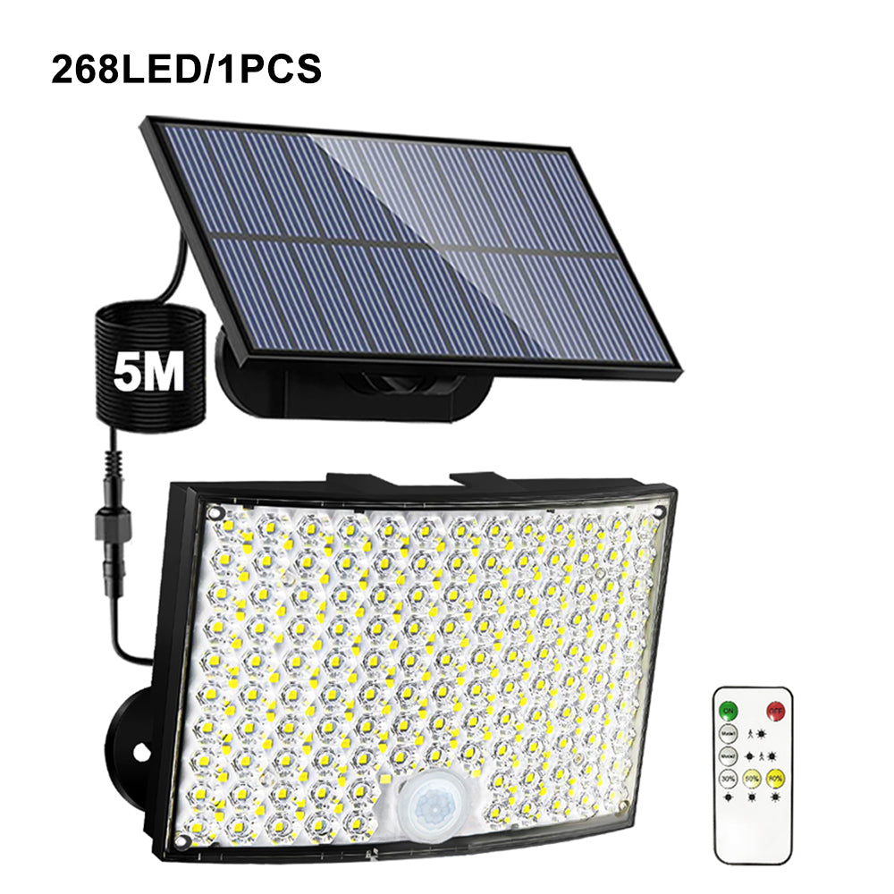 Waterproof Solar Lamp Outdoor Security Light With Motion Sensor 126328LED Powerful Spotlight Solar  6