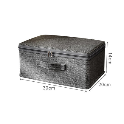 Clothes Storage Box With Zipper Large Capacity Folding Quilts Organizer Underwear Storage Bag For W 5