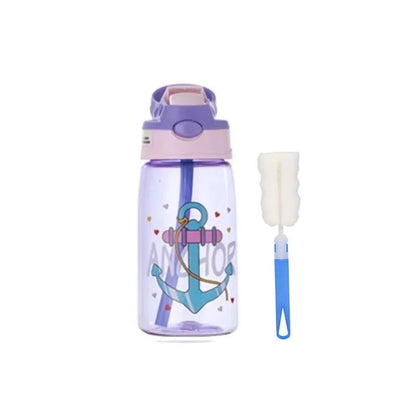 Premium Kids SpillProof Sippy Cup With Straw  Lid  480 Ml Cartoon Drink Bottle For Toddlers 12