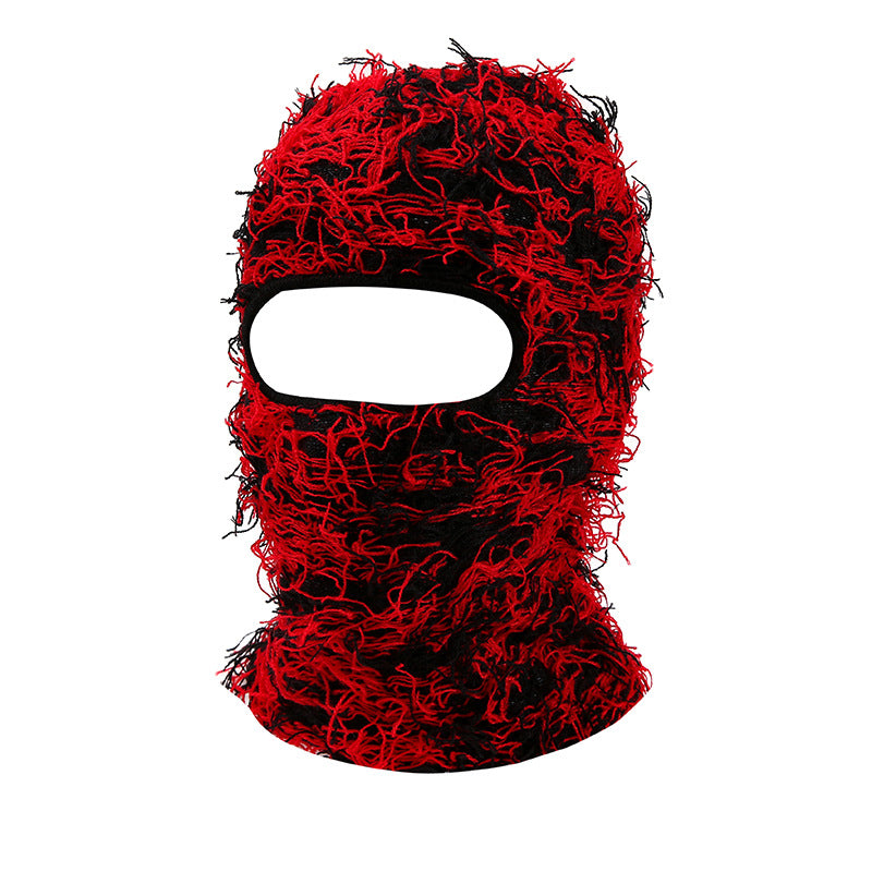 Windproof Full Face Cover Ski Mask Hat Balaclava Knitted Beanie Camouflage Winter Warm Neck Hat For 8