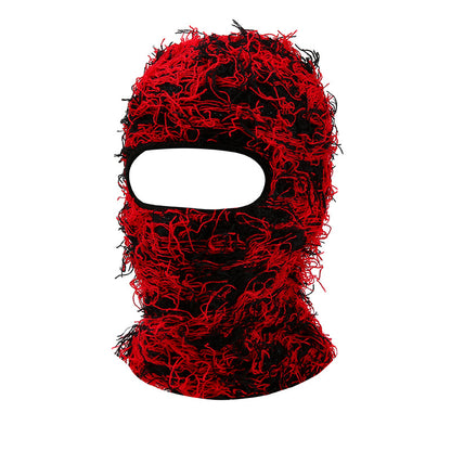 Windproof Full Face Cover Ski Mask Hat Balaclava Knitted Beanie Camouflage Winter Warm Neck Hat For 8