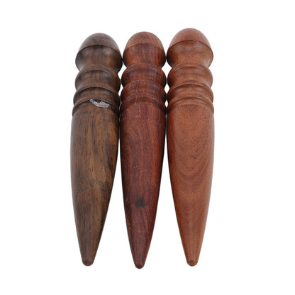 DIY Leather Craft Tools, Wood Slicker Burnishing Rod for Leather Edges, Slick Edge Trimmer Polishing Tool