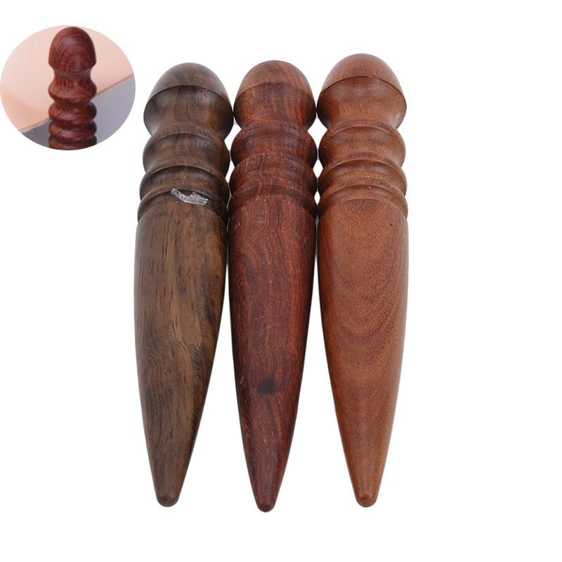 DIY Leather Craft Tools Wood Slicker Burnishing Rod For Leather Edges Slick Edge Trimmer Polishing  1