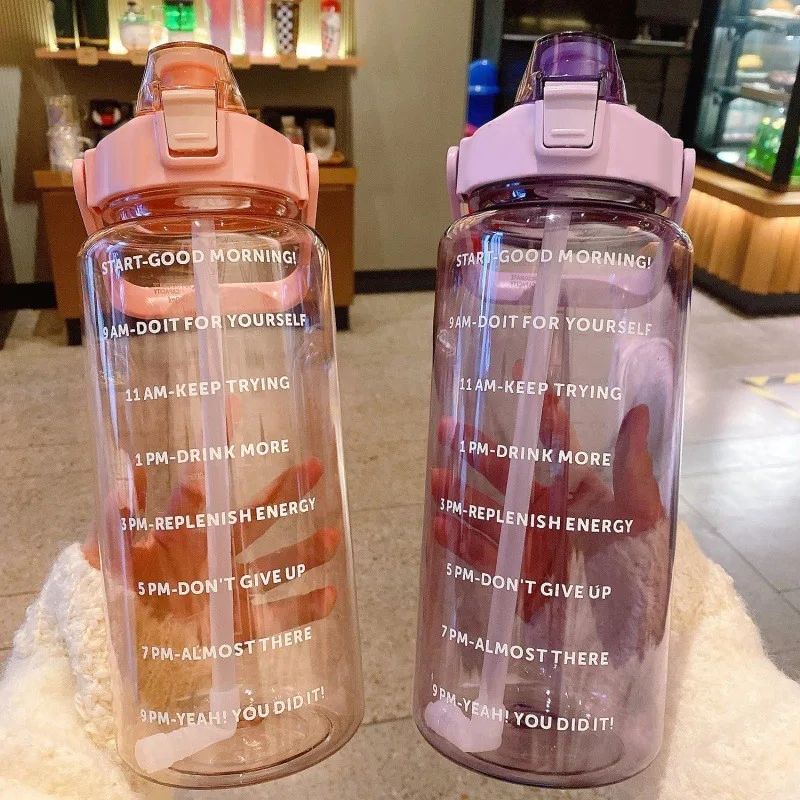HydraMax 2L Portable Straw Sports Water Bottle 3
