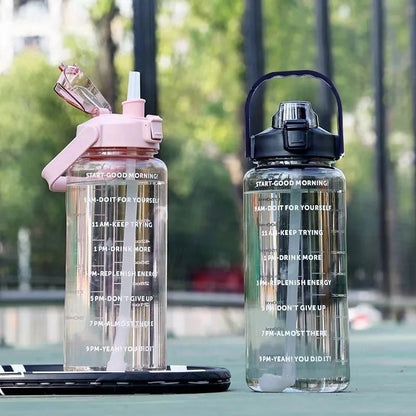 HydraMax 2L Portable Straw Sports Water Bottle 4