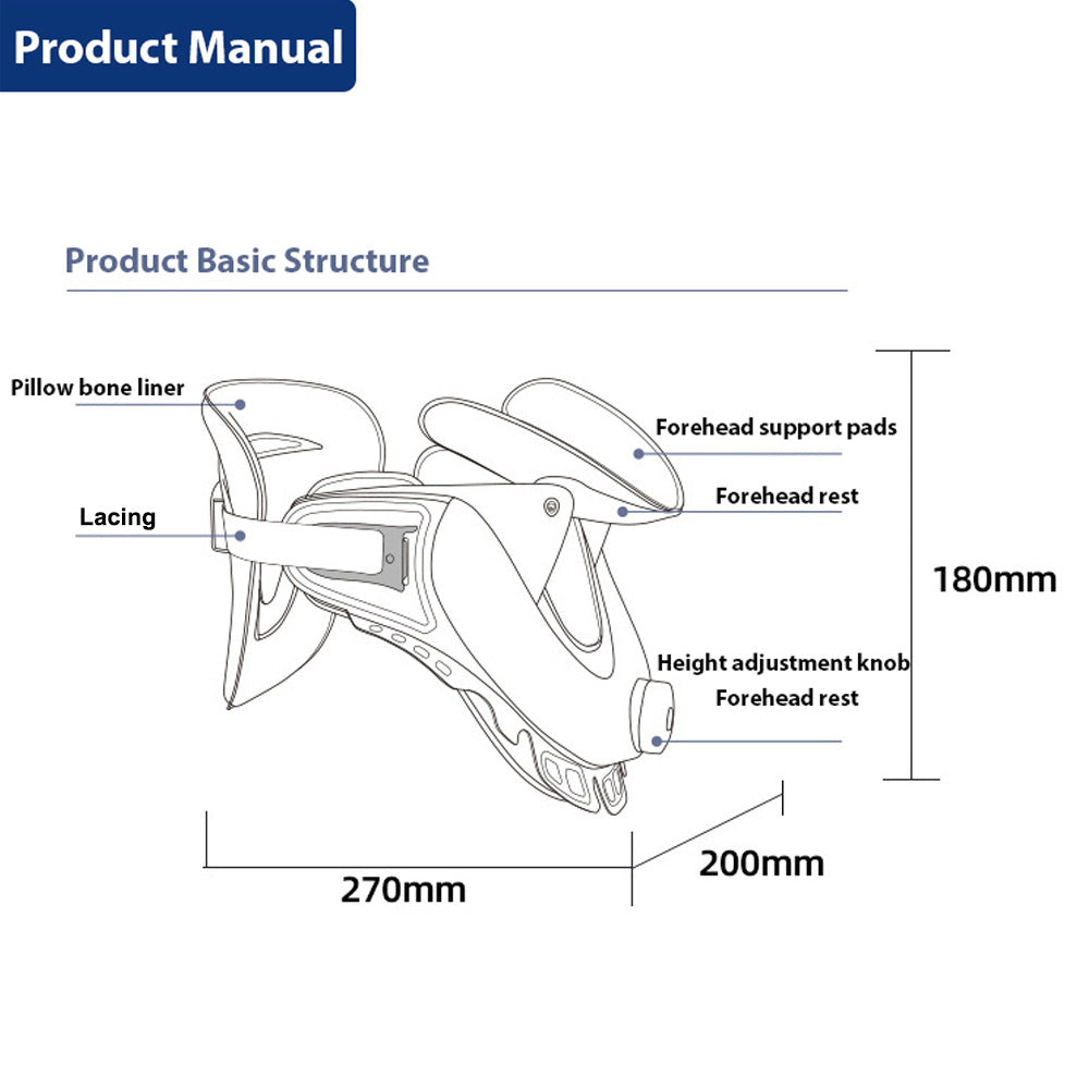 Adjustable Air Sac Neck Stretcher Collar Cervical Spine Alignment Traction Device For Home Use 3