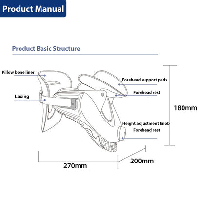Adjustable Air Sac Neck Stretcher Collar Cervical Spine Alignment Traction Device For Home Use 3