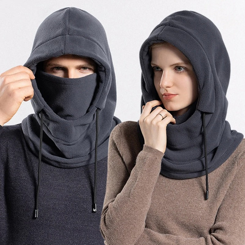Winter Warm Cap for Men Women, Fleece Balaclava Hat, Windproof Neck Hat, Motorcycle Bike Sports Scarf Head Cover