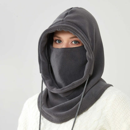Winter Warm Cap For Men Women Fleece Balaclava Hat Windproof Neck Hat Motorcycle Bike Sports Scarf  2