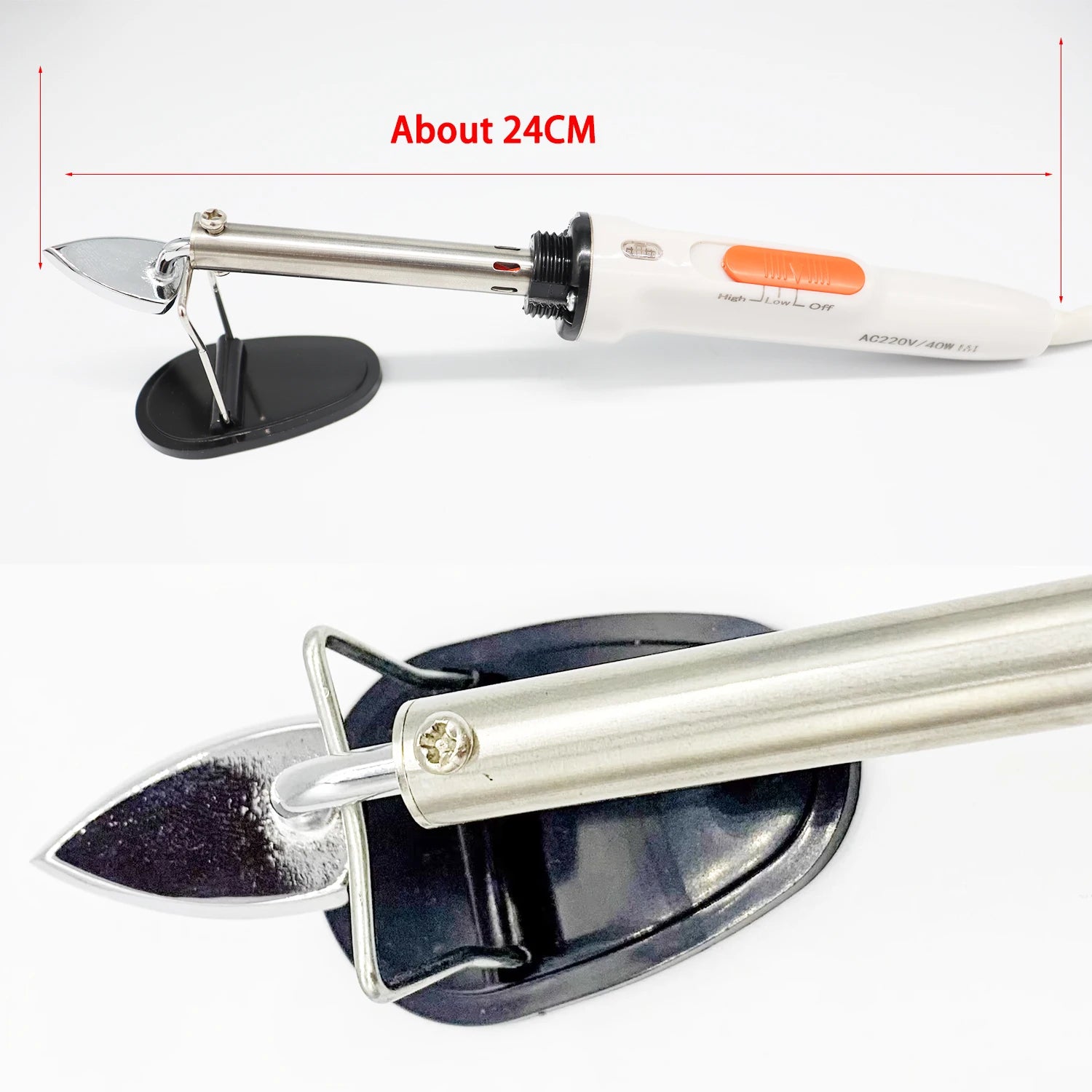 Adjustable Mini Iron Small Electric Soldering Iron Quick Heating For Wrinkle Removal On Leather And 5