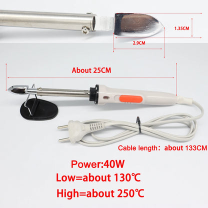 Adjustable Mini Iron Small Electric Soldering Iron Quick Heating For Wrinkle Removal On Leather And 7