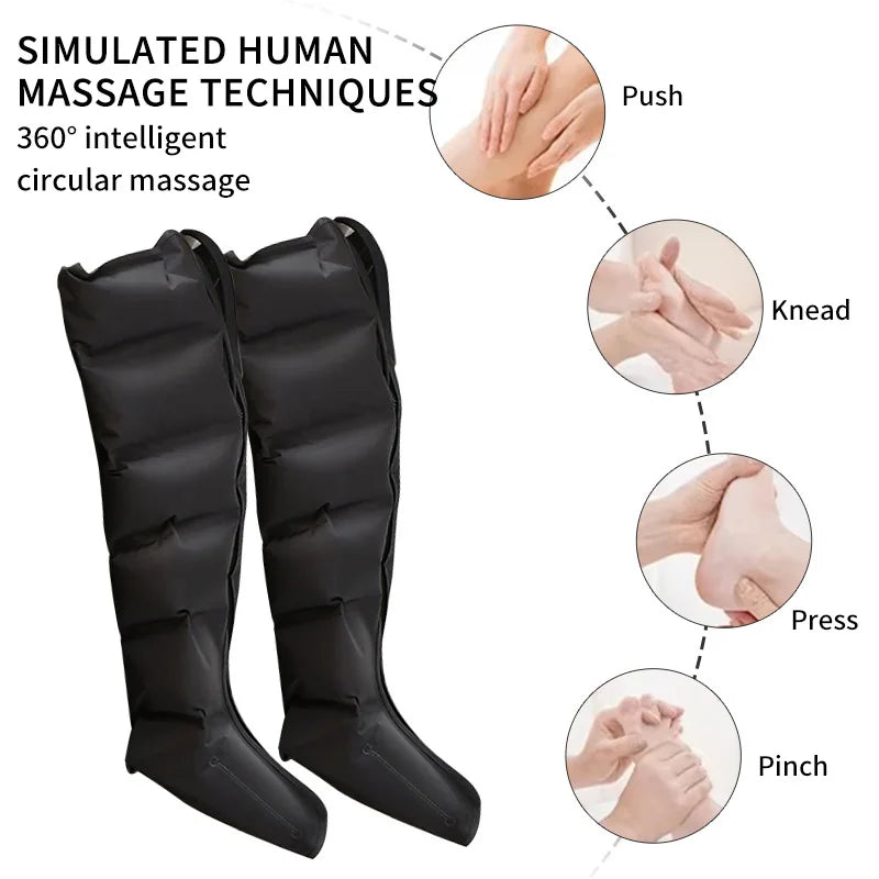 Foot Massage Boots Air Pressure Leg Massager Kneading Calf Deep Relaxation With Remote Control 2