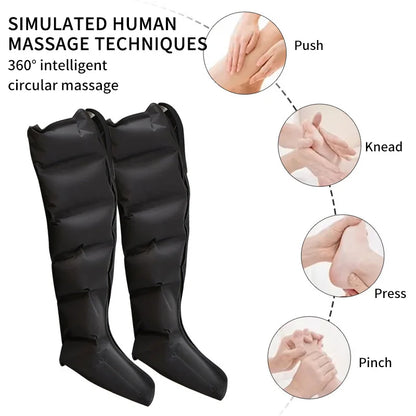 Foot Massage Boots Air Pressure Leg Massager Kneading Calf Deep Relaxation With Remote Control 2