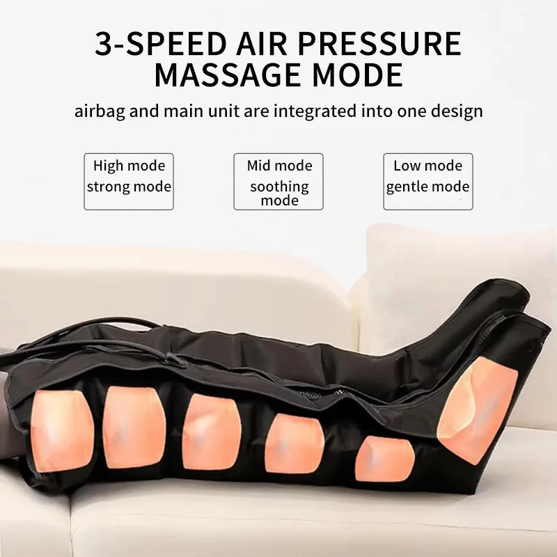 Foot Massage Boots Air Pressure Leg Massager Kneading Calf Deep Relaxation With Remote Control 4