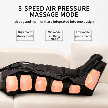Foot Massage Boots Air Pressure Leg Massager Kneading Calf Deep Relaxation With Remote Control 4