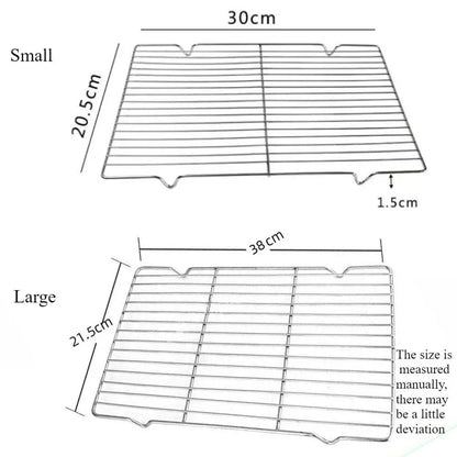 Premium 304 Stainless Steel Baking  Cooling Tray Set For Oven Grill And BBQ 5