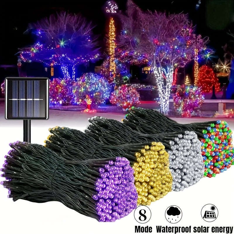 Solar String Lights LED, Starry Sky Lights for Outdoor Garden, Yard, Christmas, Halloween Decor