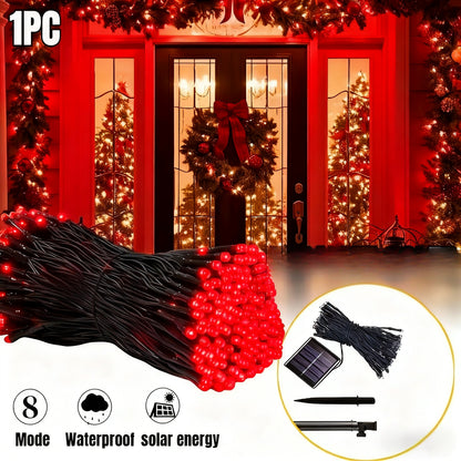 Solar String Lights LED Starry Sky Lights For Outdoor Garden Yard Christmas Halloween Decor 9