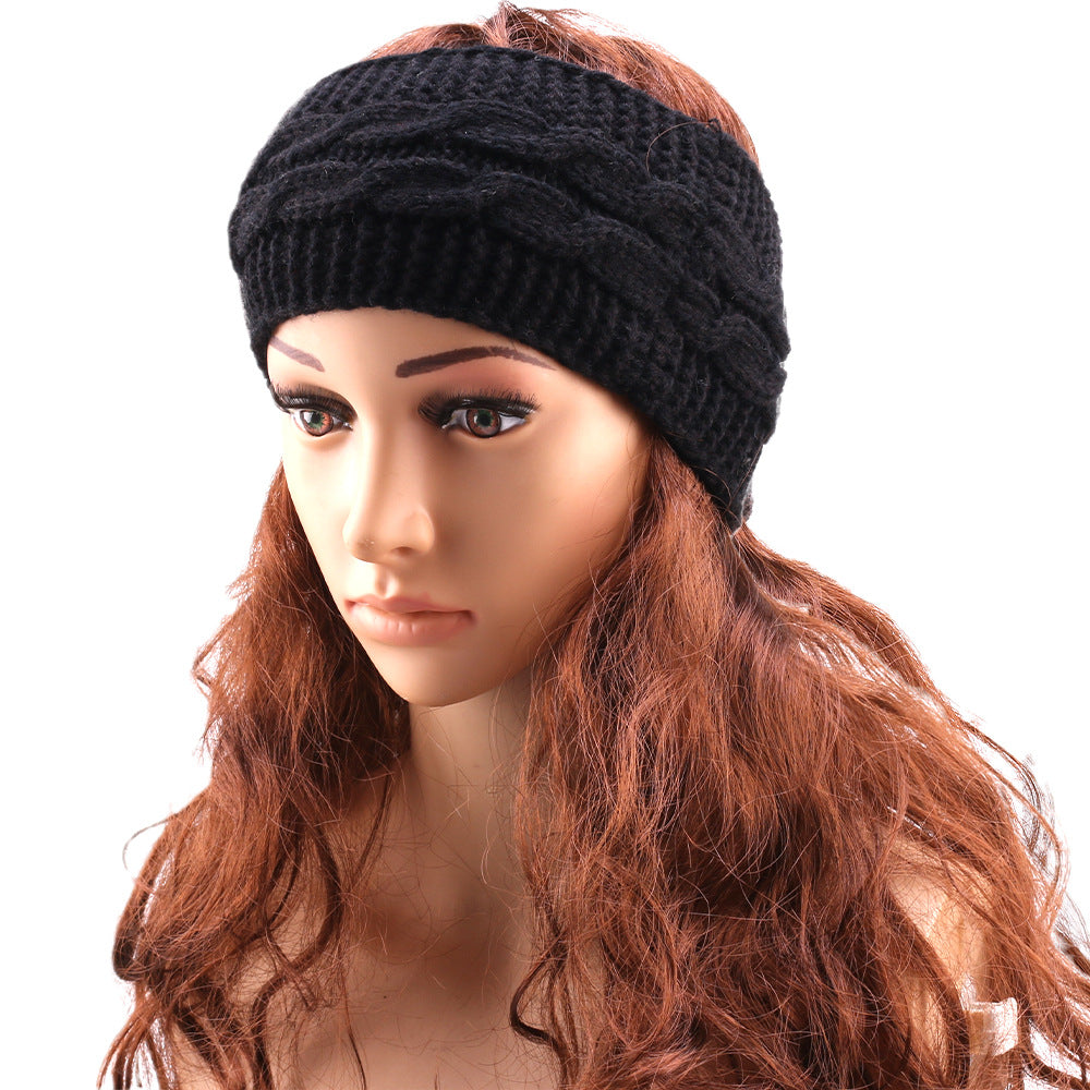 Warm Knitted Headband For Autumn And Winter With Elastic Ear Protection 1