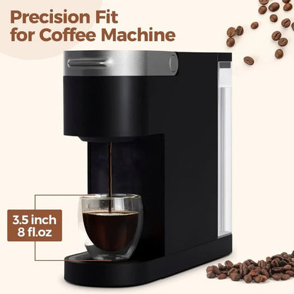 Premium DoubleWall Insulated Glass Coffee  Beverage Mug Set  6 Sizes 80150250350450 Ml Thermal Drin 4