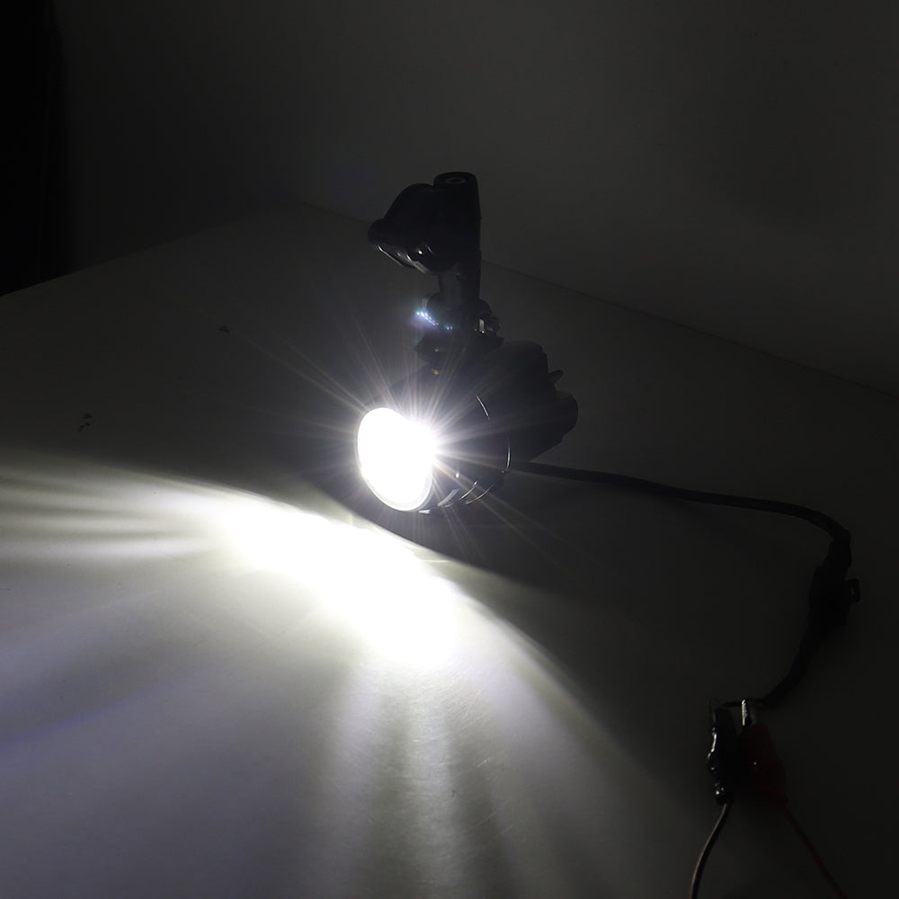 LED Motorcycle Fog Lights Spot Driving Auxiliary Lamps for Universal Use
