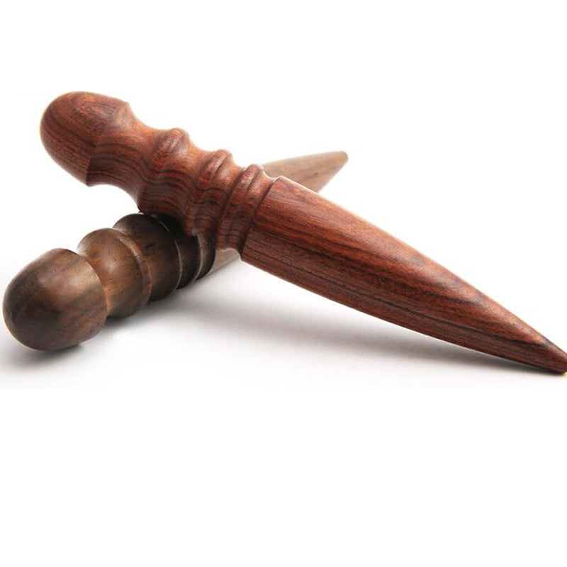 Leathercraft Sandalwood Wood Polishing Stick Edge Burnisher Tool For DIY Handmade Leather Projects 3
