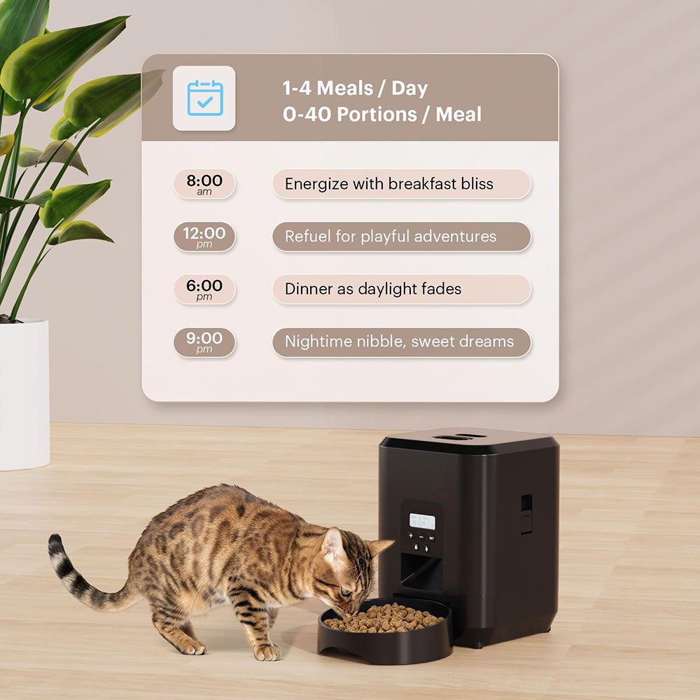 Smart Pet Feeder Automatic Cat Feeder Dog Slow Food Machine Timed Quantitative Dispenser 3