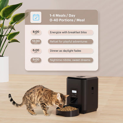 Smart Pet Feeder Automatic Cat Feeder Dog Slow Food Machine Timed Quantitative Dispenser 3
