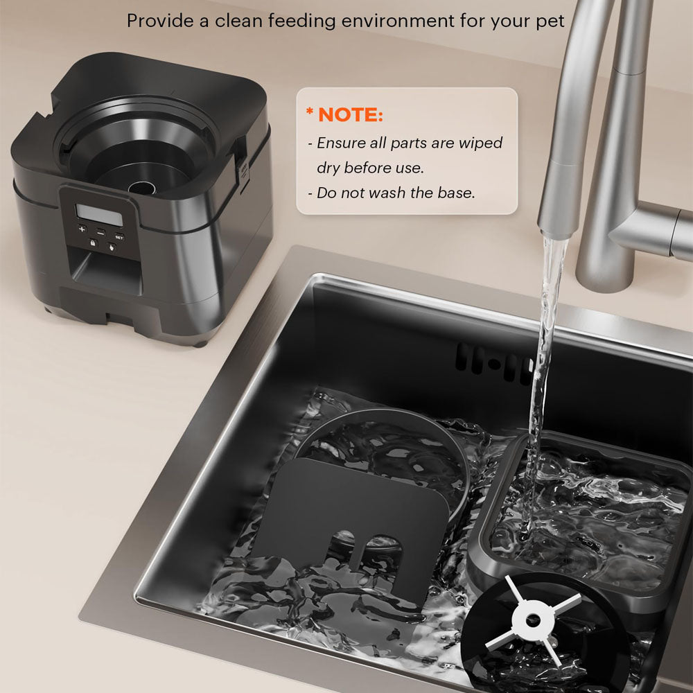Smart Pet Feeder Automatic Cat Feeder Dog Slow Food Machine Timed Quantitative Dispenser 4