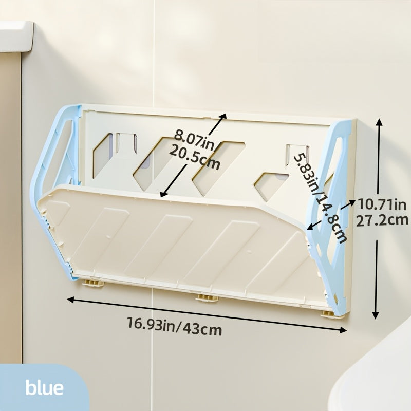 WallMounted Shoe Rack MultiLayer Space Saver Hidden Storage Shelf Foldable Plastic Organizer NoDril