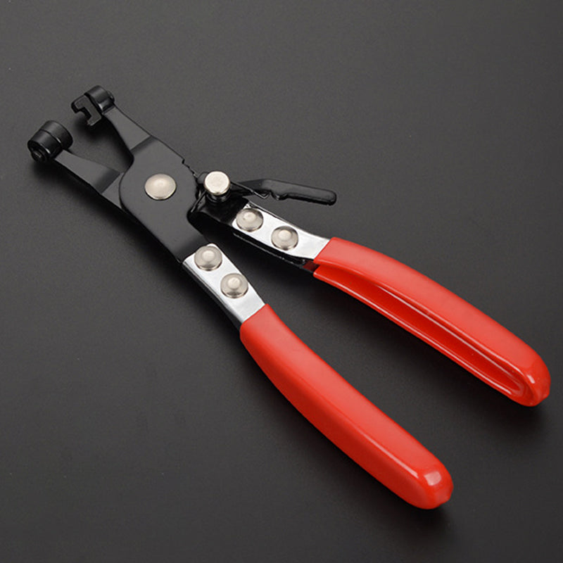 Car Water Pipe Hose Repair Tool, Tube Bundle Hoop Clamp Pliers, Flat Band Ring Pliers with Plastic Handle