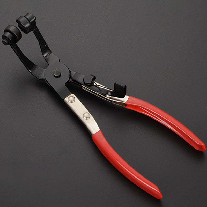 Car Water Pipe Hose Repair Tool, Tube Bundle Hoop Clamp Pliers, Flat Band Ring Pliers with Plastic Handle