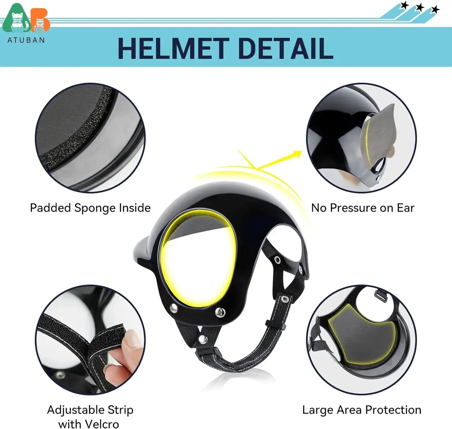 Pet Motorcycle Helmet Hat For Small Dogs Dog Helmet And Goggles Set With Adjustable Straps For Pupp 3