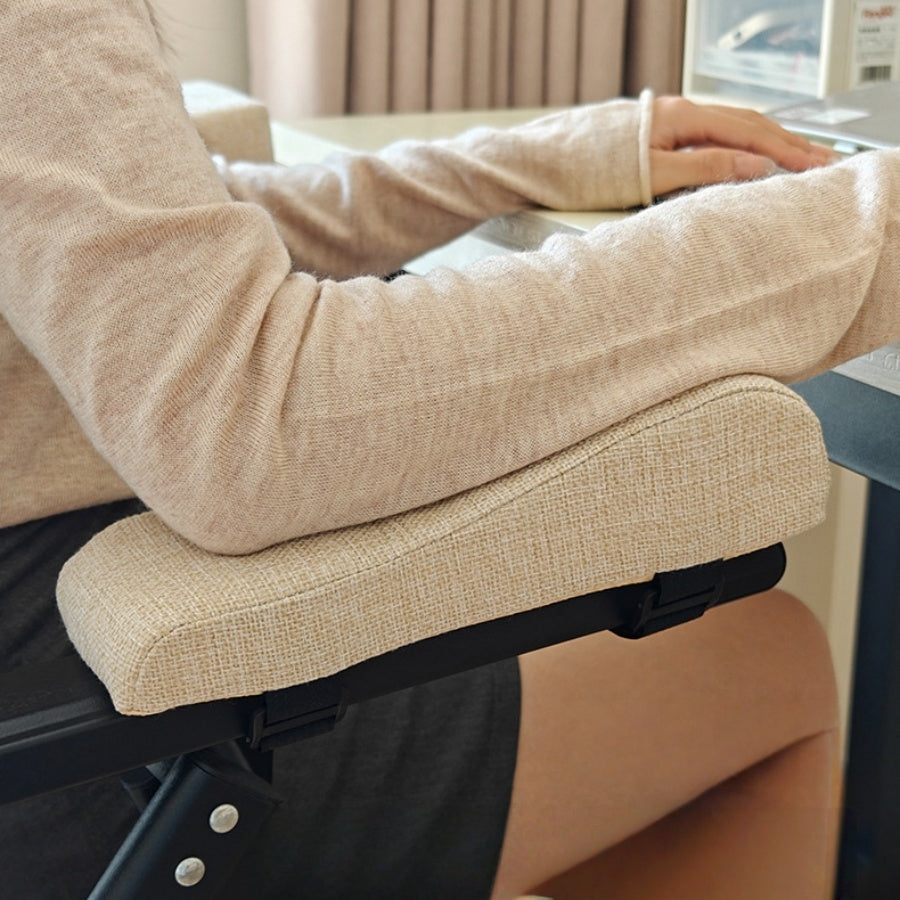 Memory Foam Arm rest Cushions for Office, Wheelchair, Gaming Chairs, Ergonomic Pressure Relief