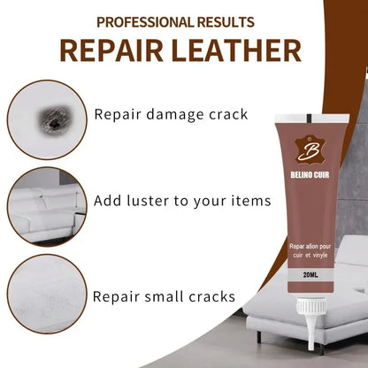Shoe Cleaner and Liquid Leather Finish Renovation Cream, Car Care Kit, Household Repair Kit