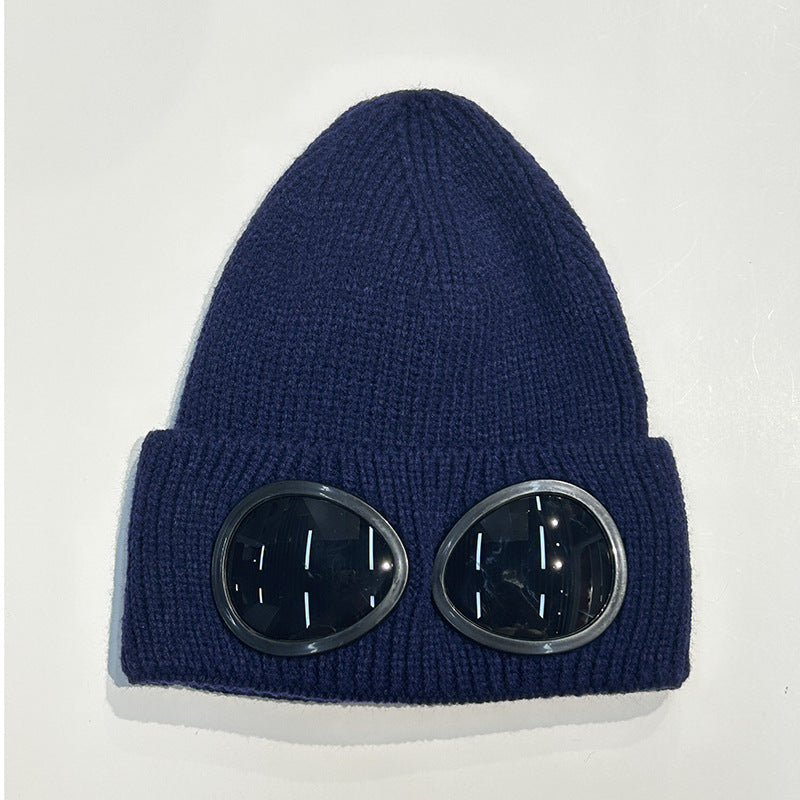 Winter Windproof Skull Cap Winter Warm Knitted Beanie Hat For Women Men Outdoor Ear Protection Cold