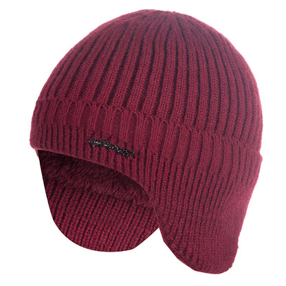 Stylish Soft Beanie Hat Classic Knit Earflap Hat For Men Women Ear Protection Winter Hats Warm Cap  6