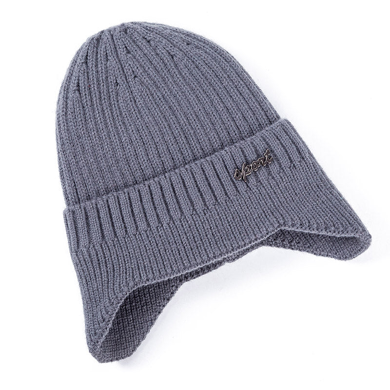 Stylish Soft Beanie Hat Classic Knit Earflap Hat For Men Women Ear Protection Winter Hats Warm Cap  2