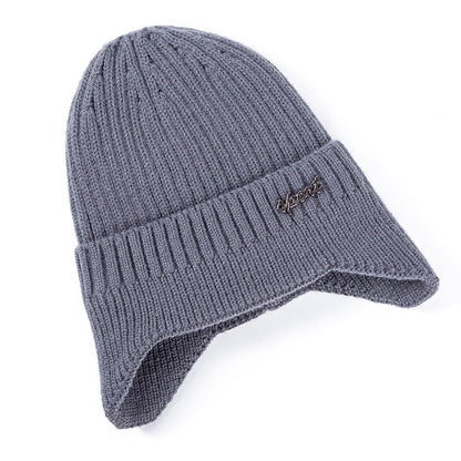 Stylish Soft Beanie Hat Classic Knit Earflap Hat For Men Women Ear Protection Winter Hats Warm Cap  2