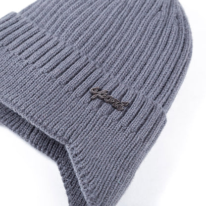 Stylish Soft Beanie Hat Classic Knit Earflap Hat For Men Women Ear Protection Winter Hats Warm Cap  3