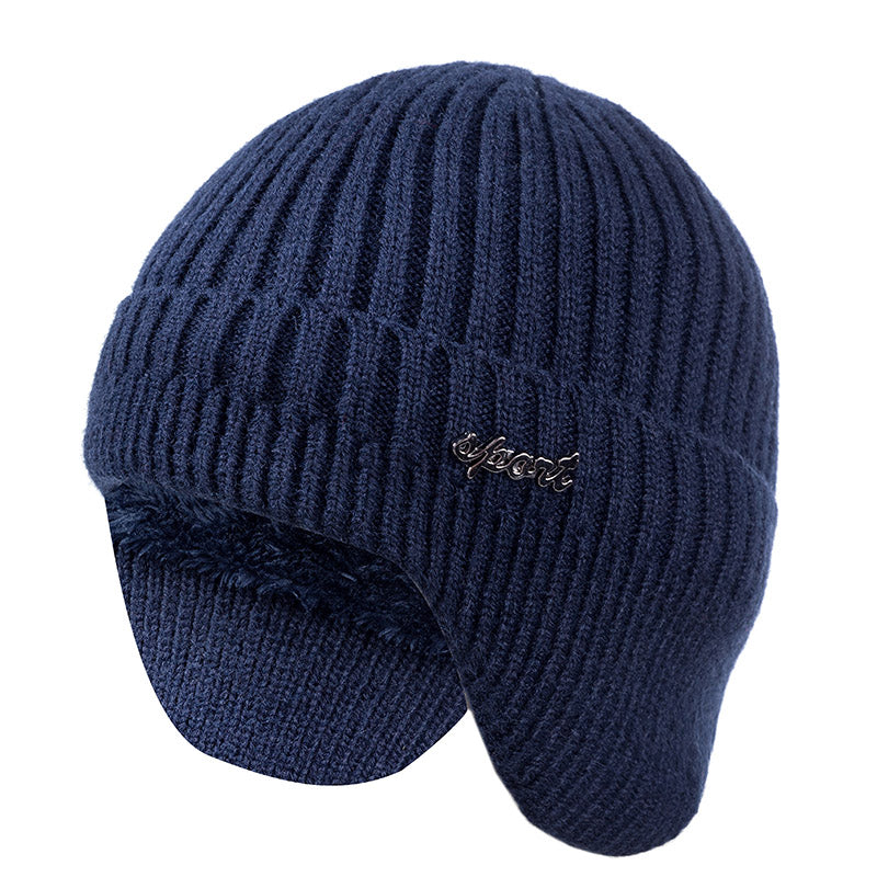 Stylish Soft Beanie Hat Classic Knit Earflap Hat For Men Women Ear Protection Winter Hats Warm Cap  7