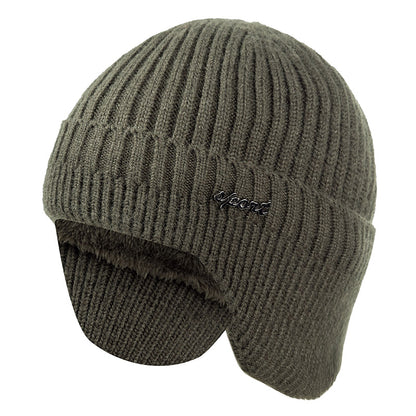 Stylish Soft Beanie Hat Classic Knit Earflap Hat For Men Women Ear Protection Winter Hats Warm Cap  5