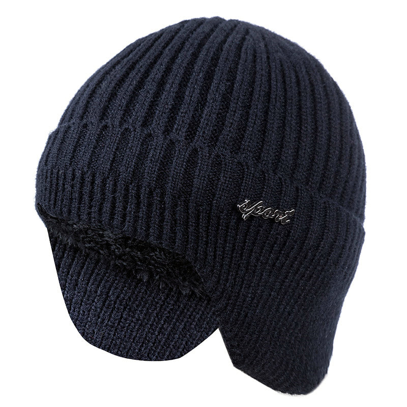 Stylish Soft Beanie Hat Classic Knit Earflap Hat For Men Women Ear Protection Winter Hats Warm Cap  10