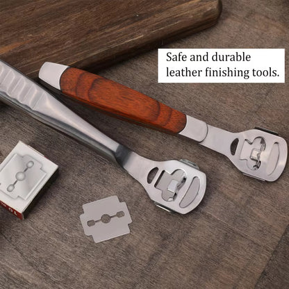 Leather Skiving Tool, Fenrry Edge Skiver Beveler, Professional Trimming Knife for Leatherwork, DIY Leather Cutter