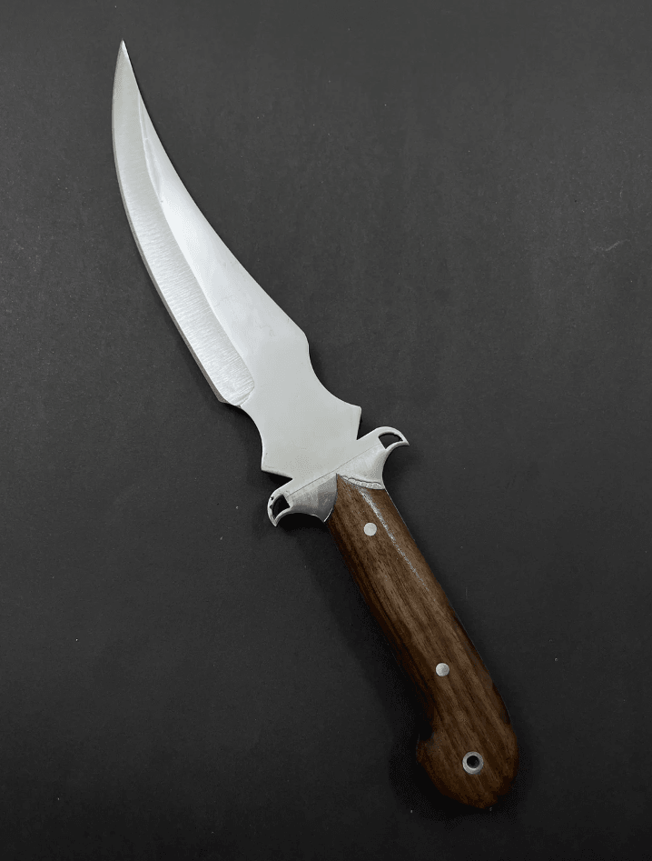 buynow walnut handle engraved outdoor knife