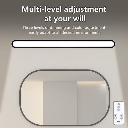 Magnetic Hanging Table Lamp, Remote Control Stepless Dimming LED, USB Rechargeable Night Light for Learning and Reading