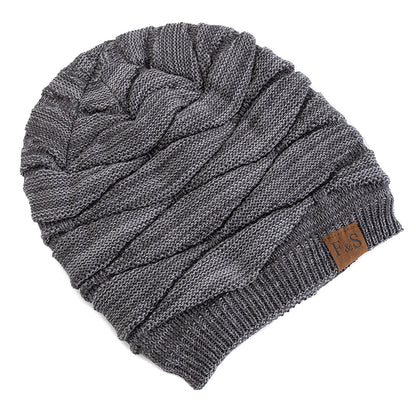 Warm Fleece Lined Beanie Cap New Unisex Slouchy Winter Hats Casual Men Women Knitted Hats 1