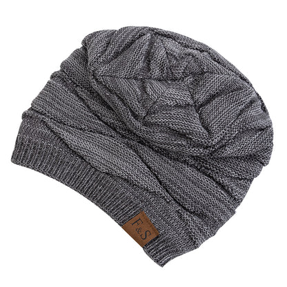 Warm Fleece Lined Beanie Cap New Unisex Slouchy Winter Hats Casual Men Women Knitted Hats 3